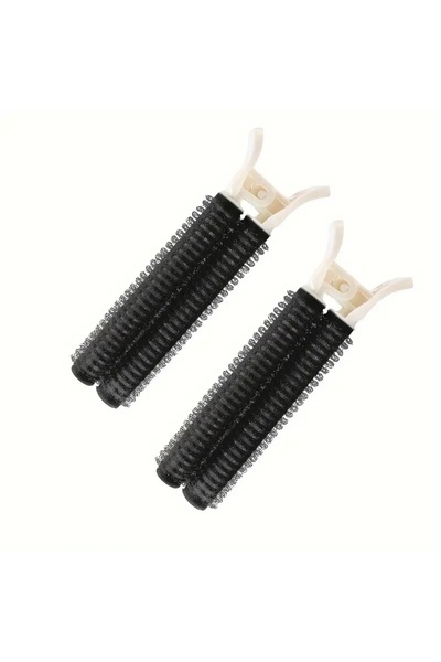 Choice1 black 2 Pcs Hair Rollers Volumizing Curlers Heatless Spiral Styling R...