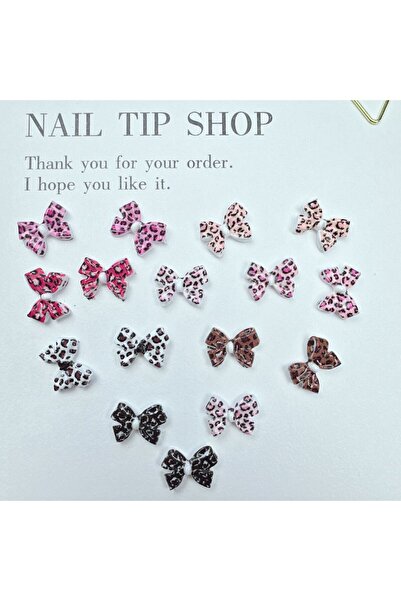 Choice16 30pcs Mix 30/50/100Pcs Leopard Print Butterfly Knots Cute Resin Diam...