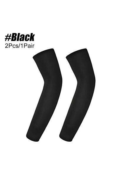 Choice5 S Black 1Pair Kids Youth Compression Sports Arm Sleeves Unisex Coolin...