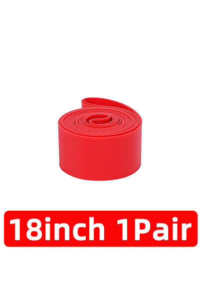 Choice 18 2PCS 2PCS PVC Mountain Bike Tire Pads Red Puncture Resistant Inner ...