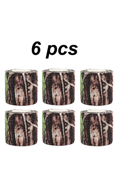 Choice 5cm X 4.5m 6pcs Camouflage Self-Adhesive Elastic Bandage – 4.5m Finger...