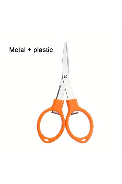 Choice4 Orange Folding Scissors Stainless Steel Fishing Line Cutter Multifunc...