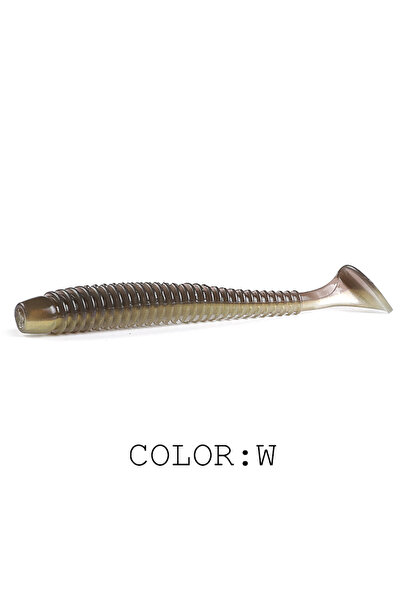 Choice 97mm 6pcs W 2023 Supercontinent Impact Ring Shad Fishing Lure Soft 20p...