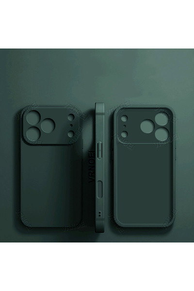 Choice iPhone 12 Pro Black Green Luxury Lens Protection Case for iPhone 17 11...