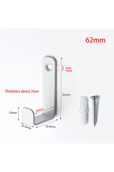 Choice White-62MM 2 Pcs Coat Hooks for Wall,Heavy Duty Hooks for Hanging Coat...