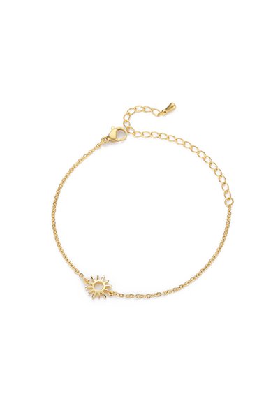 Choice Gold Color ICFTZWE Sun Hollow Bracelets For Women Stainless Steel Hand...