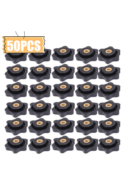 Choice9 M6 50pcs 5~50pcs Star Hand Knob Screws Bolt M4 M5 M6 M8 Premium Mater...