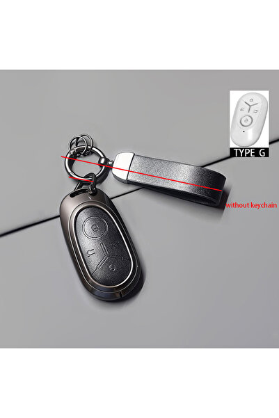 Choice4 solid black Zinc Alloy Car Remote Key Case Cover for Geely Geome Xing...