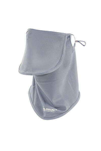 Choice Light Grey Ice Silk Sunscreen Mask For Men Women Summer UV Protection ...
