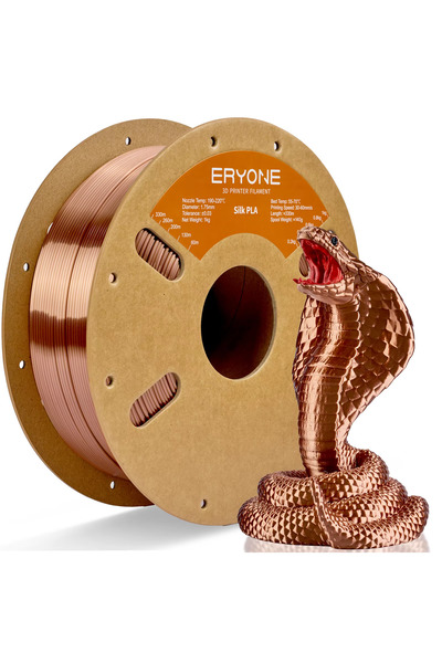 Choice10 Coffee Gold Eryone 1KG Silk PLA Premium Filament 3D Print,1.75mm Mul...