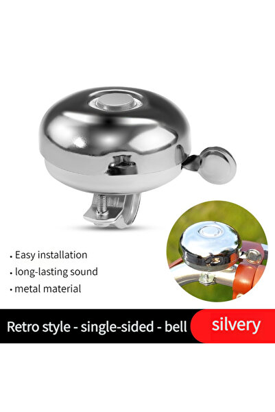 choice2 Silvery Small Size Bicycle Bell Bike Handlebar Bell Ring Aluminum All...