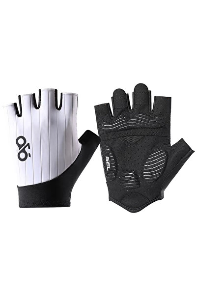 Choice3 XL White LOOGDEEL Half Finger MTB Cycling Gloves for Men SBR Padded A...