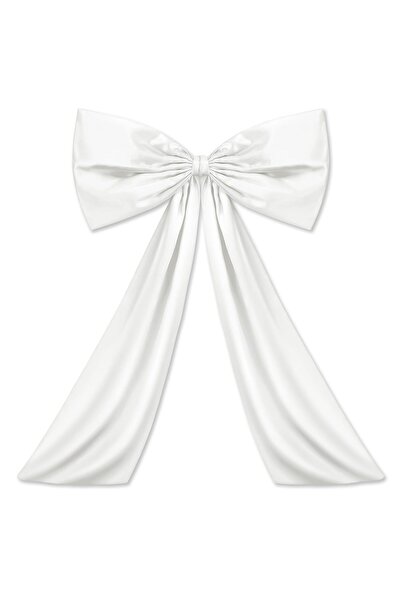 Choice 65X105CM White Large Bow Themed Party Decorations Christmas Tree Toppe...