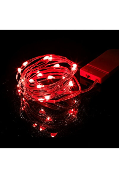 Choice 1M 10LED Red LED Fairy Lights Battery Operated String Lights Waterproo...