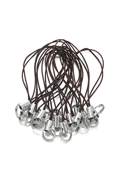 Choice16 20pcs Coffee 20/50Pcs Polyester Cord with Double Jump Ring Lanyard R...