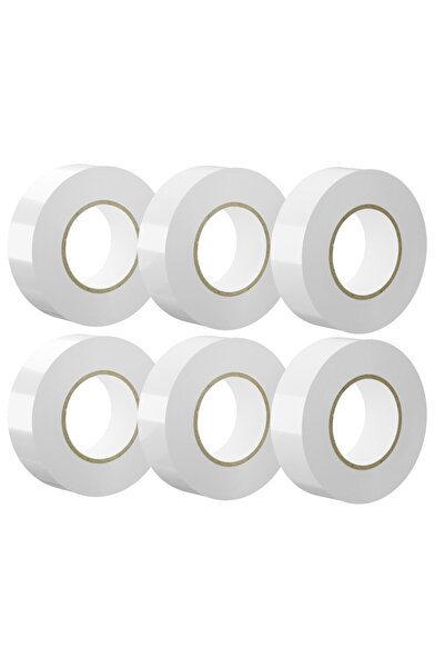 choice2 18mm 0.3mm 10M 6Rolls White 1/3/6Rolls Electrical Insulation Tape Wat...
