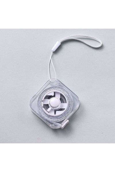 Choice White 2-Meter Mini Metric and Imperial Durable Measuring Tape Multifun...