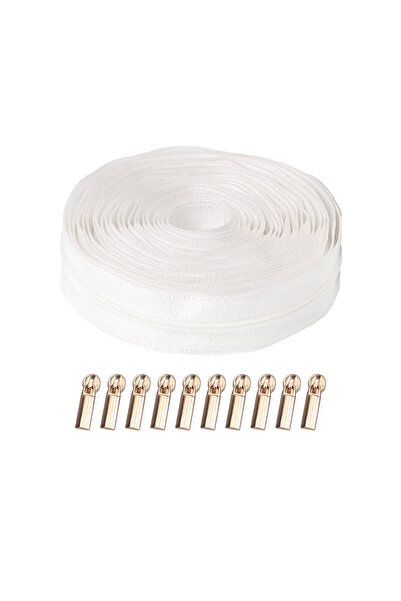 Choice6 3# No 102 1 Set, 3 # Nylon Zipper (450Cm/177Inch/5Yard) with 10 Zippe...