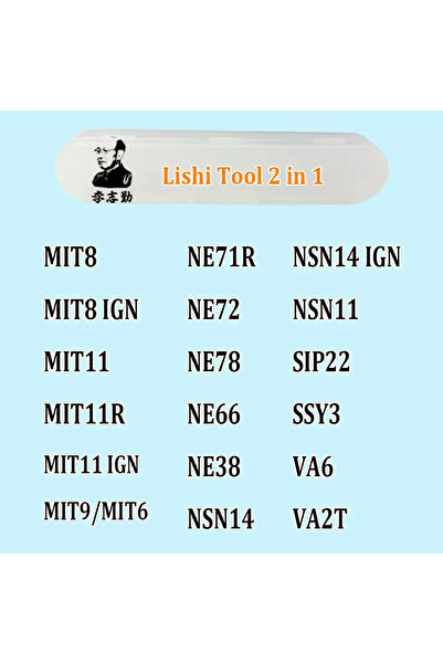 Choice11 NSN14 Lishi 2 in 1 Tool MIT8 MIT11 HON41 NE72 NSN14 NSN11 HY15 HY16 ...