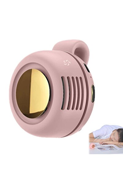 choice2 Pink Waist Clip Mini Fan Portable, 360 Angle Bladeless Push Button El...
