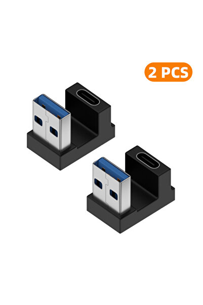 Choice8 محول USB 3.0 بزاوية 90 درجة من النوع C إلى USB-A بسرعة نقل 10 جيجابت ...