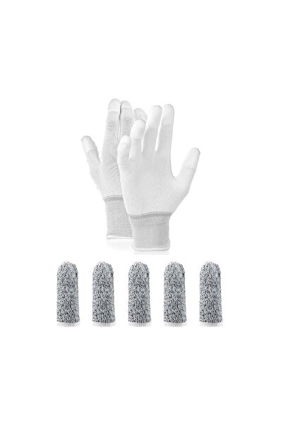 Choice5 1 set L Car Vinyl Wrap Gloves Nylon Anti-Static Carbon Film Stickers ...