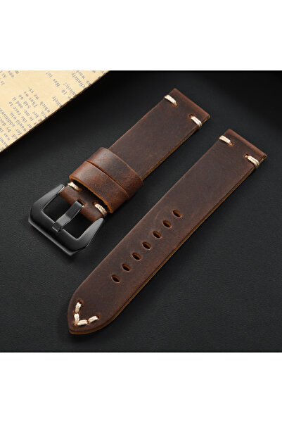 Choice39 26mm Brown-Black 18mm 20mm 22mm 24mm 26mm Vintage Cowhide Watch Band...