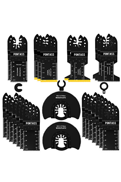 Choice3 27pcs Cutting Metal,Steel Nails,Screws,Carbide Tooth Blade Oscillatin...