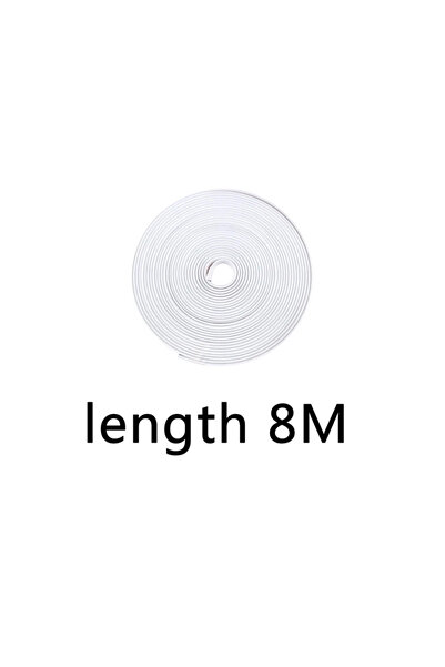 Choice 8m-white Automotive wheel hub decorative strip protective ring tire pr...
