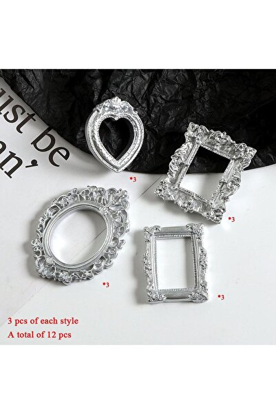 Choice3 SXK-silver 12Pcs Frame Ornament Mini Albums Mini Picture Frame Europe...