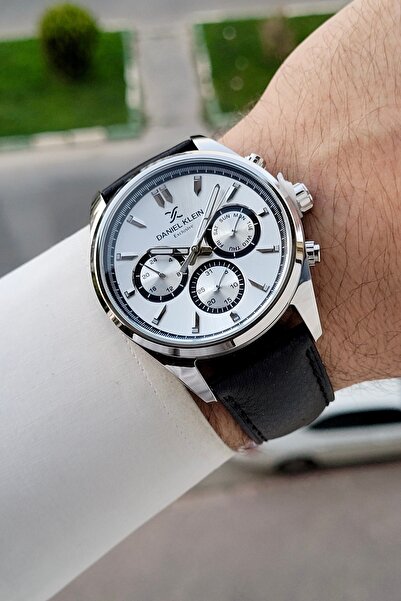 Daniel Klein Silver Color Internal Indicators Active Men's Wristwatch