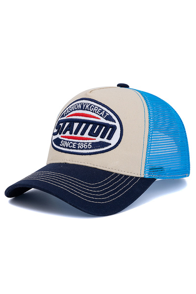 Choice4 56cm-60cm Navy Blue Khaki New Style Unisex Baseball Cap Classic STATI...