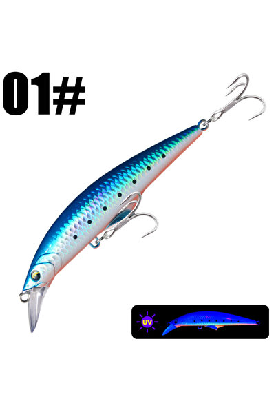 Choice 120mm 46g 01 GREENSPIDER 46g 120mm Sinking Minnow Fishing Lure Bass Ba...