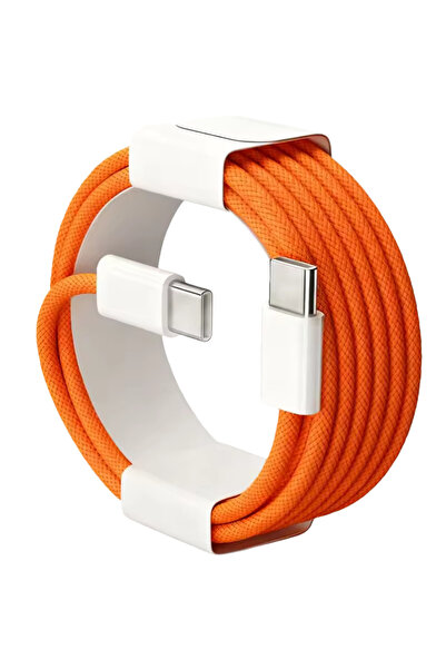 Choice 1m Orange Original USB-C Cable For iPhone 17 16 Pro 15 Max PD 60W Fast...