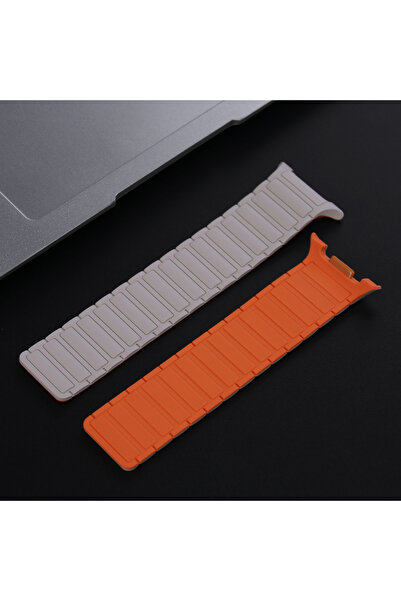 Choice22 Galaxy Watch 8 40mm Starlight Orange No Gaps Magnetic Band For Watch...