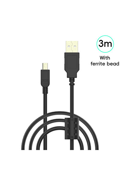 Choice 3M Data Frog USB A to Mini B 5 Pin Cable High-Speed Charger & Data Tra...