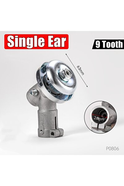 Choice6 26mm Single Ear 26mm/28mm 9 Tooth Trimmer Gearbox Gearhead Brushcutte...