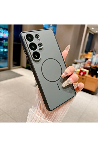 Choice Galaxy S25+ black Magnetic TPU Phone Case For S26 S25 S24 S23 S22 Ultr...