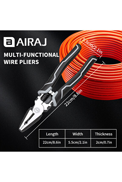 Choice1 combination pliers AIRAJ 3 PCS Multifunctional Electrician Wire Plier...
