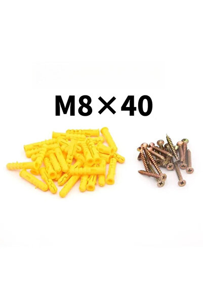 Choice1 M8x40mm M6 M8 Heavy Duty Drywall Anchor Screw Assortment Kit Galvaniz...