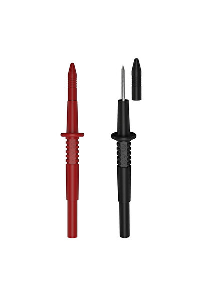 Choice 1red 1black 2pcs 2mm Multimeter Test Probe Tips, Can Be Connected to 4...