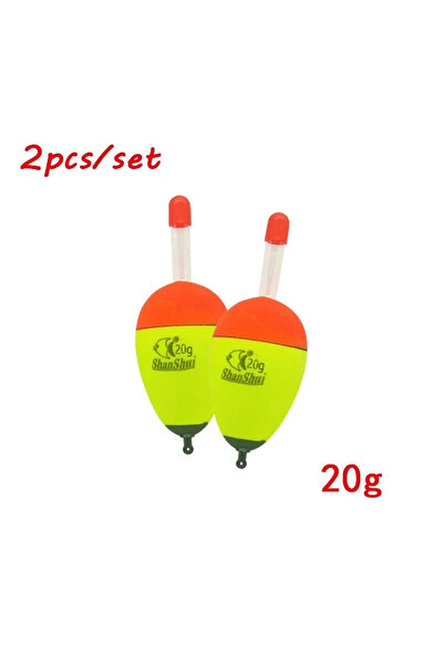 Choice 2pcs yellow 20g 2/10pcs EVA Luminous Fishing Night Float Light Stick F...