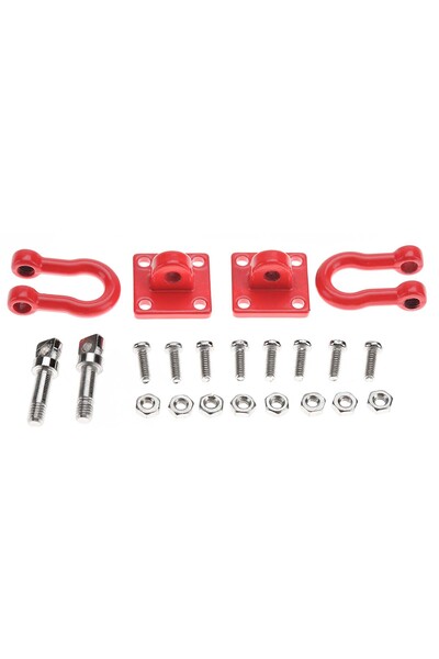Choice Red RC Tow Chain Hook, Suitable for 1/10 Scale Off-Road Vehicles RC Cr...