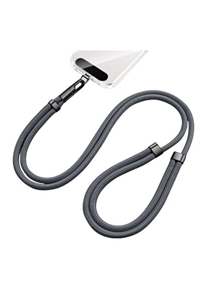 Choice4 Dark Gray Universal Phone Lanyard with Clip Upgraded Anti-Drop 360° R...