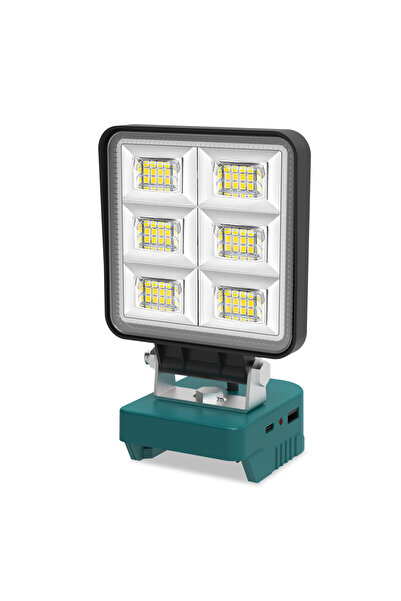 Choice No Battery Makita 48W Portable LED Work Light Compatible With DeWalt/M...