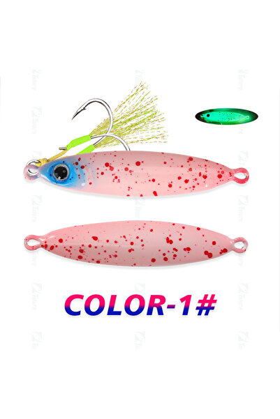 Choice1 40g COLOR D TOLU New 30g/40g/60g/80g Fast Sinking Jigging Fishing Lur...