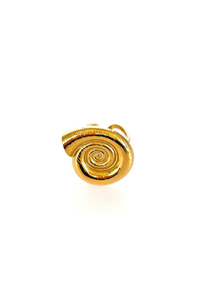 Choice resizable D GHIDBK Free Tarnish Stainless Steel 18K Gold Plated Conch ...