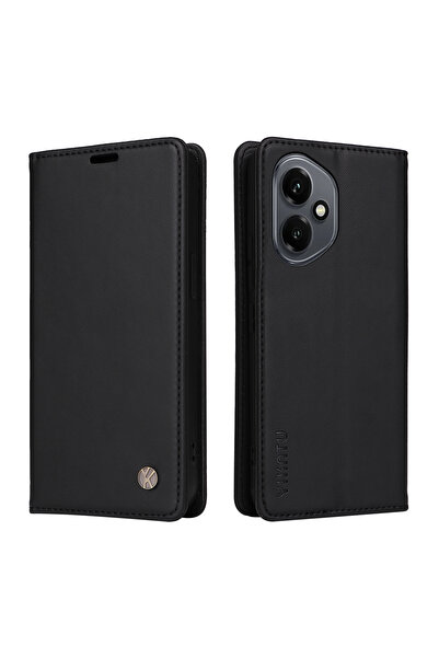 Choice HONOR 400 BK Magnetic Leather Wallet Flip Cover Case for Honor 400 200...