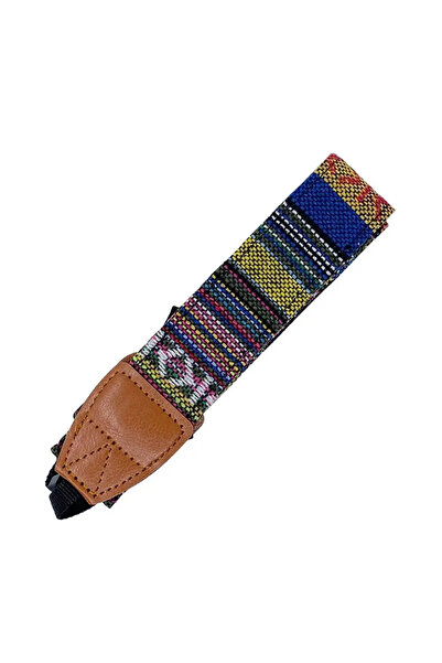 Choice3 Set 2 Adjustable Camera Strap Belt PU Leather Retro Ethnic Style Came...