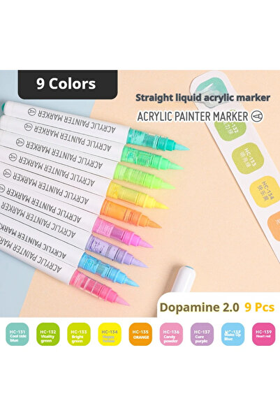 Choice Dopamine 2.0 Series 207Colors LANGUO Direct Liquid Acrylic Markers Sof...